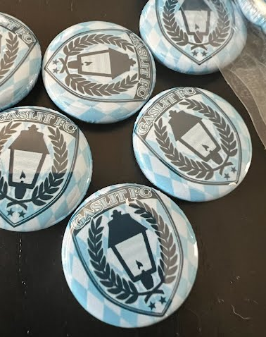 Happy Rock Casuals - Gaslit FC Button (1 inch)